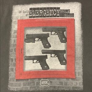 SOLD!!!!!!Glock Black Short Sleeve Tee sz xxl